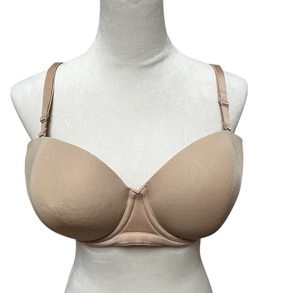 Wacoal Beige Bra 42D Thin Padding Underwire - Picture 1 of 9